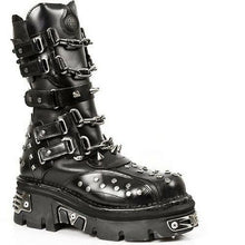 Lade das Bild in den Galerie-Viewer, New Rock Boots Schuhe Stiefel mit Nieten Gothic NEU
