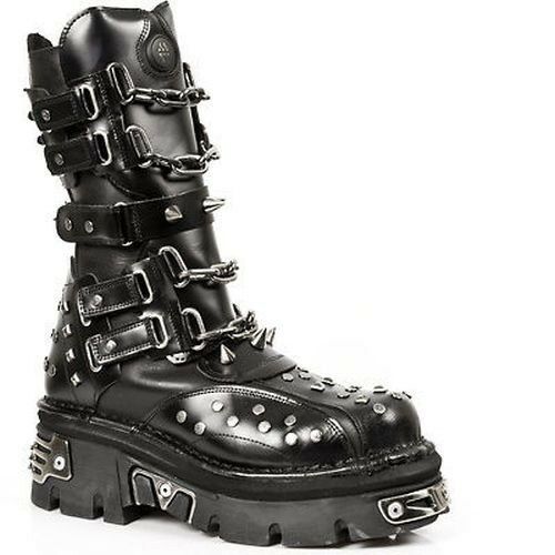 New Rock Boots Schuhe Stiefel mit Nieten Gothic NEU