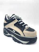 Lade das Bild in den Galerie-Viewer, Buffalo Classic Boots Shoes Plateau Schuhe 90er Schwarz Beige 1339-14
