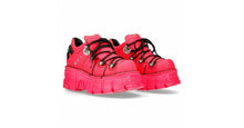 Lade das Bild in den Galerie-Viewer, New Rock Schuhe Shoes Boots Designer PINK MONOCHROM Platform M-120NSH-C1
