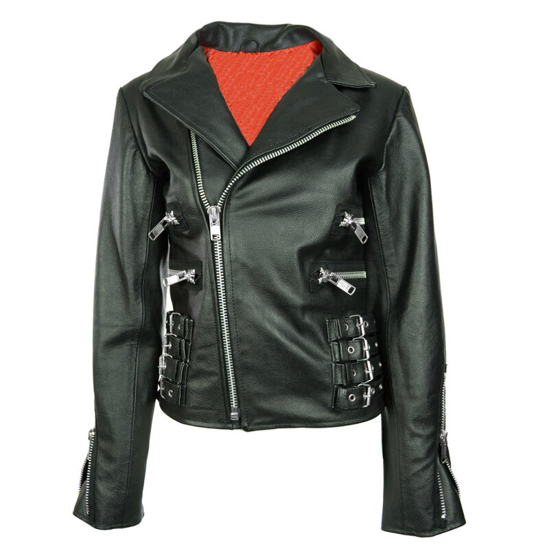Gerli women's leather jacket, biker jacket, leather Buffalo Nappa