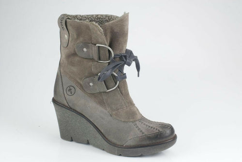Bronx Damenschuhe Schuhe Stiefelette Stiefel Keilabsatz gefüttert