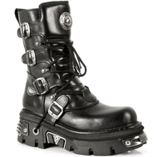 Load image into Gallery viewer, New Rock Shoes Shoes Boots Boots M.373-S4 Biker Boots Gothic Genuine Leather
