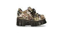 Lade das Bild in den Galerie-Viewer, New Rock Schuhe Boots Schwarz Plateau Platform Tower Echtleder Fashion Highlight
