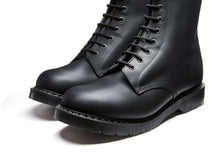 Load image into Gallery viewer, Solovair Shoes Shoes Boots Boots 8-Hole Leather Black Greasy Made in England
