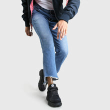 Lade das Bild in den Galerie-Viewer, Buffalo Boots Shoes Sneaker Plateau Schuhe 90s Nubukleder-Optik Blau Navy
