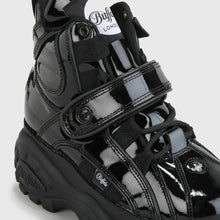 Load image into Gallery viewer, Buffalo London Classic Boots Shoes Plateau Schuhe 90er Schwarz Lackleder
