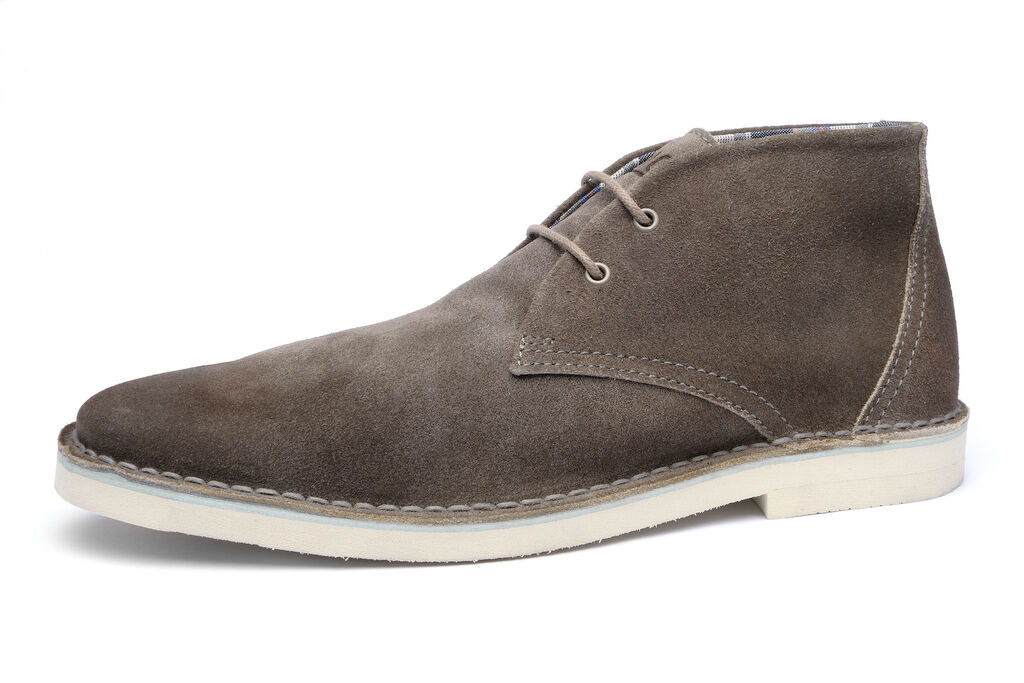 Cinque Schuhe Herrenschuhe Echtleder Schnür-Bootie Stiefelette NEU Taupe