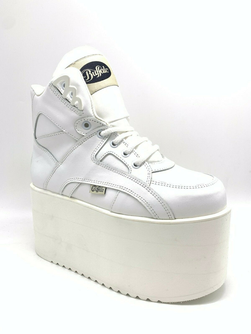Buffalo Classic Boots Shoes Platform Shoes 90s 1300-10 Soft Blanco NEW