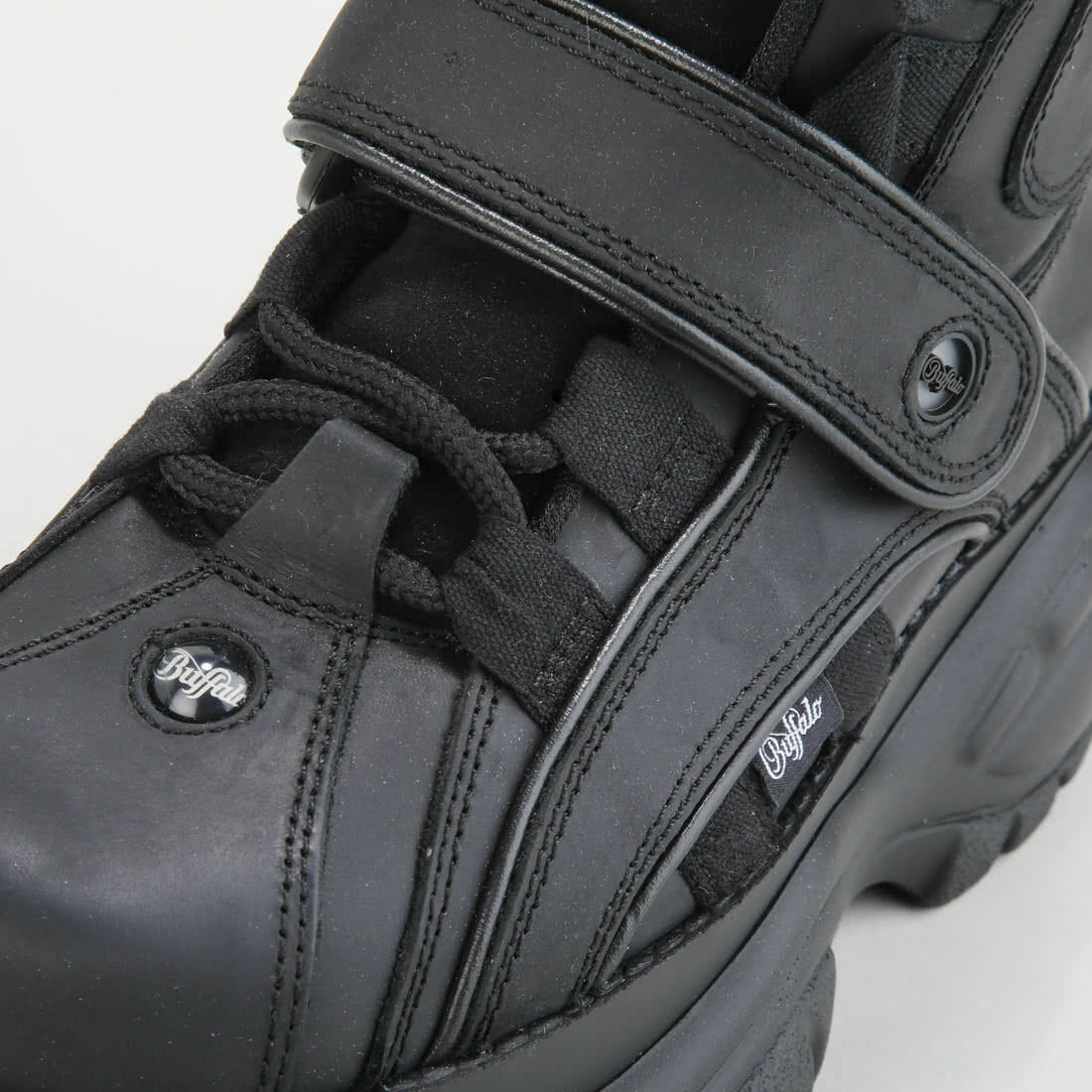 Buffalo London Classic Boots Shoes Plateau Schuhe 90er Schwarz 1348-14