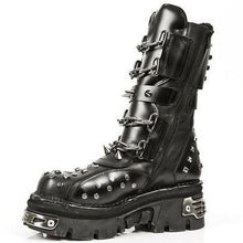 Lade das Bild in den Galerie-Viewer, New Rock Boots Schuhe Stiefel mit Nieten Gothic NEU
