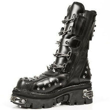 Load image into Gallery viewer, New Rock Boots Shoes Boots with Rivets Gothic NEW
