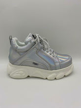 Load image into Gallery viewer, Buffalo Boots Shoes Sneaker Platform Shoes 90s Silver Metallic
