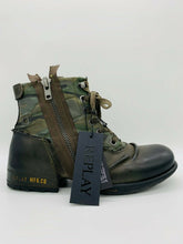 Load image into Gallery viewer, Replay Herrenschuhe Shoes Stiefeletten Schuhe Boots Clutch Military Green Camou
