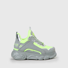 Lade das Bild in den Galerie-Viewer, Buffalo Boots Shoes Sneaker Plateau Schuhe 90s Grün Grau Platform Fashion
