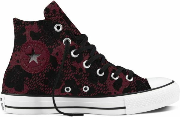 Converse Chucks All Star Shoes Sneaker Hi Sneakers Bordeaux Animal