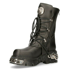 Lade das Bild in den Galerie-Viewer, New Rock Schuhe Shoes Boots Stiefel M.373-S7 Vegan Bikerstiefel Gothic NEU
