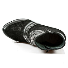 Lade das Bild in den Galerie-Viewer, New Rock Schuhe Damen- Stiefelette Stiefel Absatz Boots Gothic M.NEOPUNK001-S1
