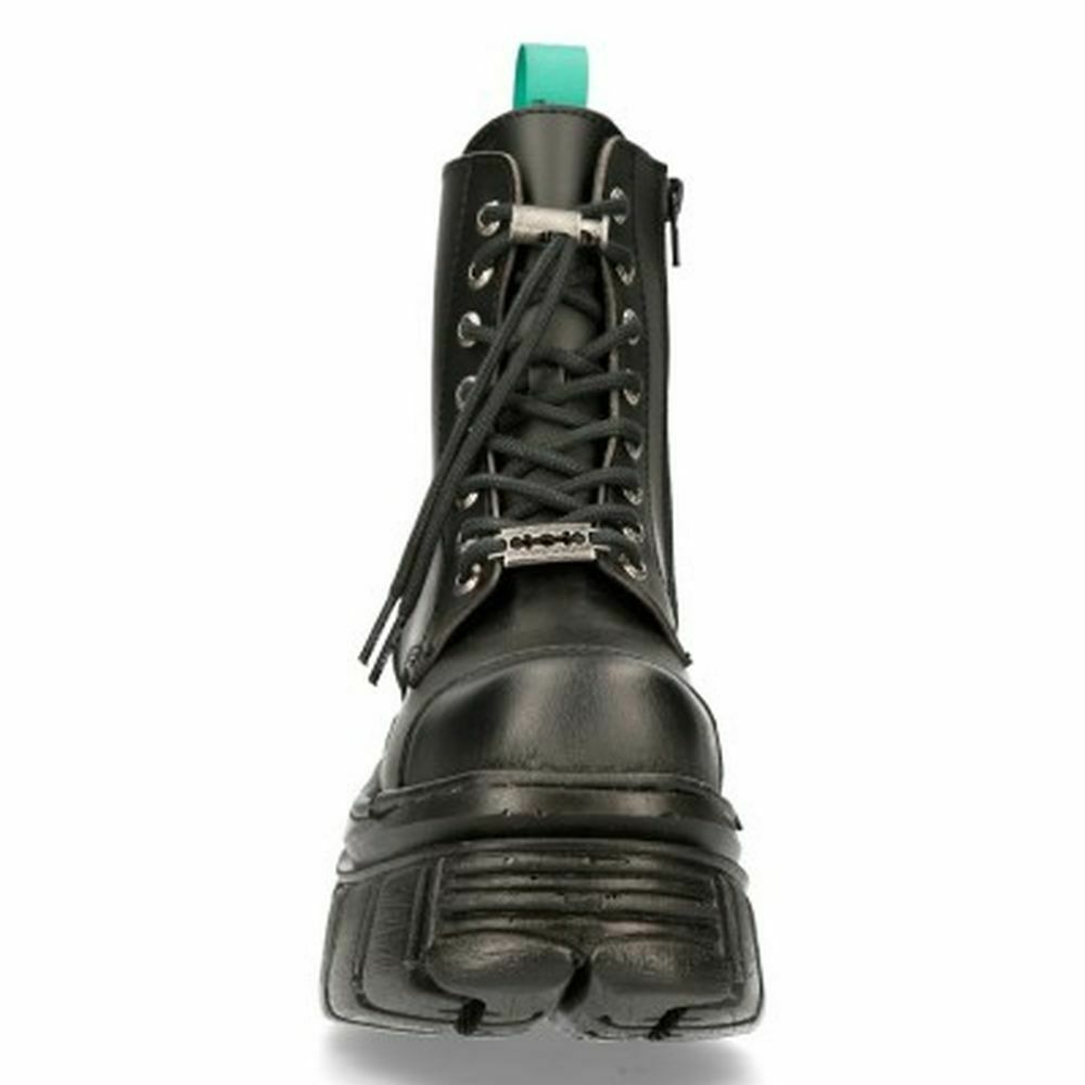 New Rock Boots Schuhe Stiefel Plateau Vegan Schwarz M.NEWMILI083-VS2 Tower
