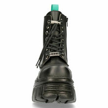 Load image into Gallery viewer, New Rock Boots Shoes Boots Platform Vegan Black M.NEWMILI083-VS2 Tower
