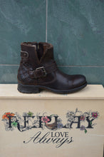 Load image into Gallery viewer, Replay Damenschuhe Stiefelette Shoes Schuhe Boots Leder Brown Braun
