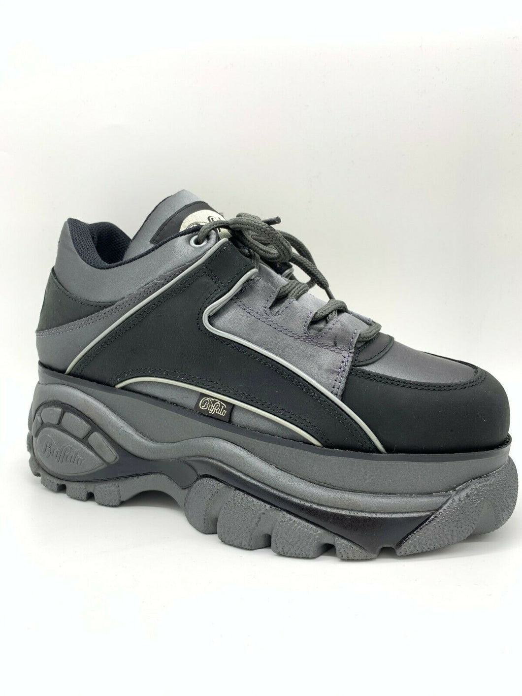 Buffalo Classic Boots Shoes Plateau Schuhe 90er Space Grey 1339-14