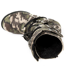 Lade das Bild in den Galerie-Viewer, New Rock Damenstiefel Boots Schuhe Absatz Trail M.TR003-S16 Camouflage Army
