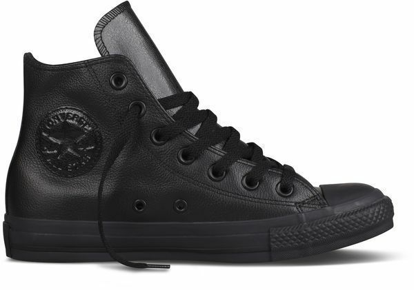 Converse Chucks All Star Classic Shoes Sneakers Black Genuine Leather Chucks