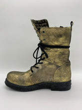 Lade das Bild in den Galerie-Viewer, Replay Damenschuhe Schuhe Stiefel Stiefelette Boots Leder Evy Platin NEU
