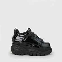 Lade das Bild in den Galerie-Viewer, Buffalo London Classic Boots Shoes Plateau Halb Schuhe 90er Schwarz Lackleder
