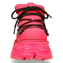 Lade das Bild in den Galerie-Viewer, New Rock Schuhe Shoes Boots Designer PINK MONOCHROM Platform M-120NSH-C1
