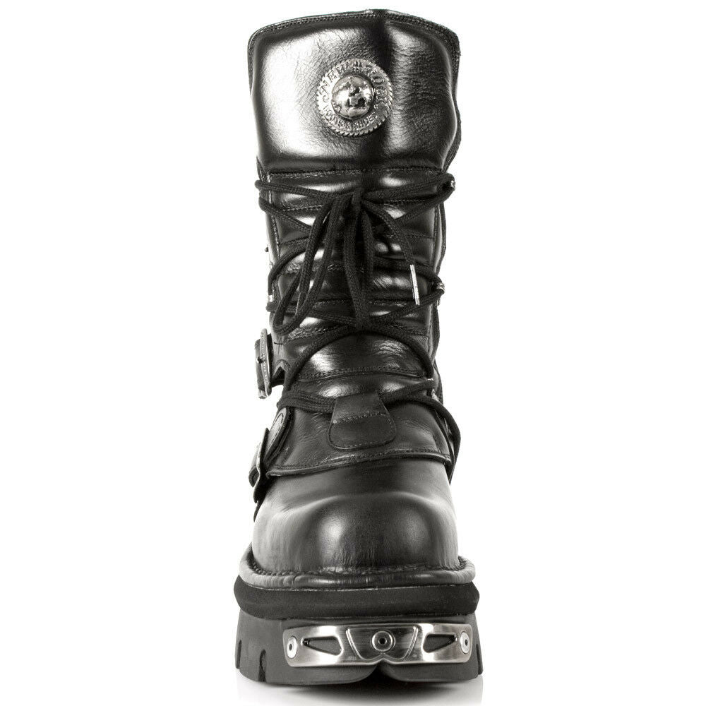 New Rock Schuhe Shoes Boots Stiefel M.373-S4 Bikerstiefel Gothic Echtleder