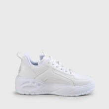 Lade das Bild in den Galerie-Viewer, Buffalo Boots Sneaker Schuhe FLAT SMPL Nappa White Plateau VEGAN
