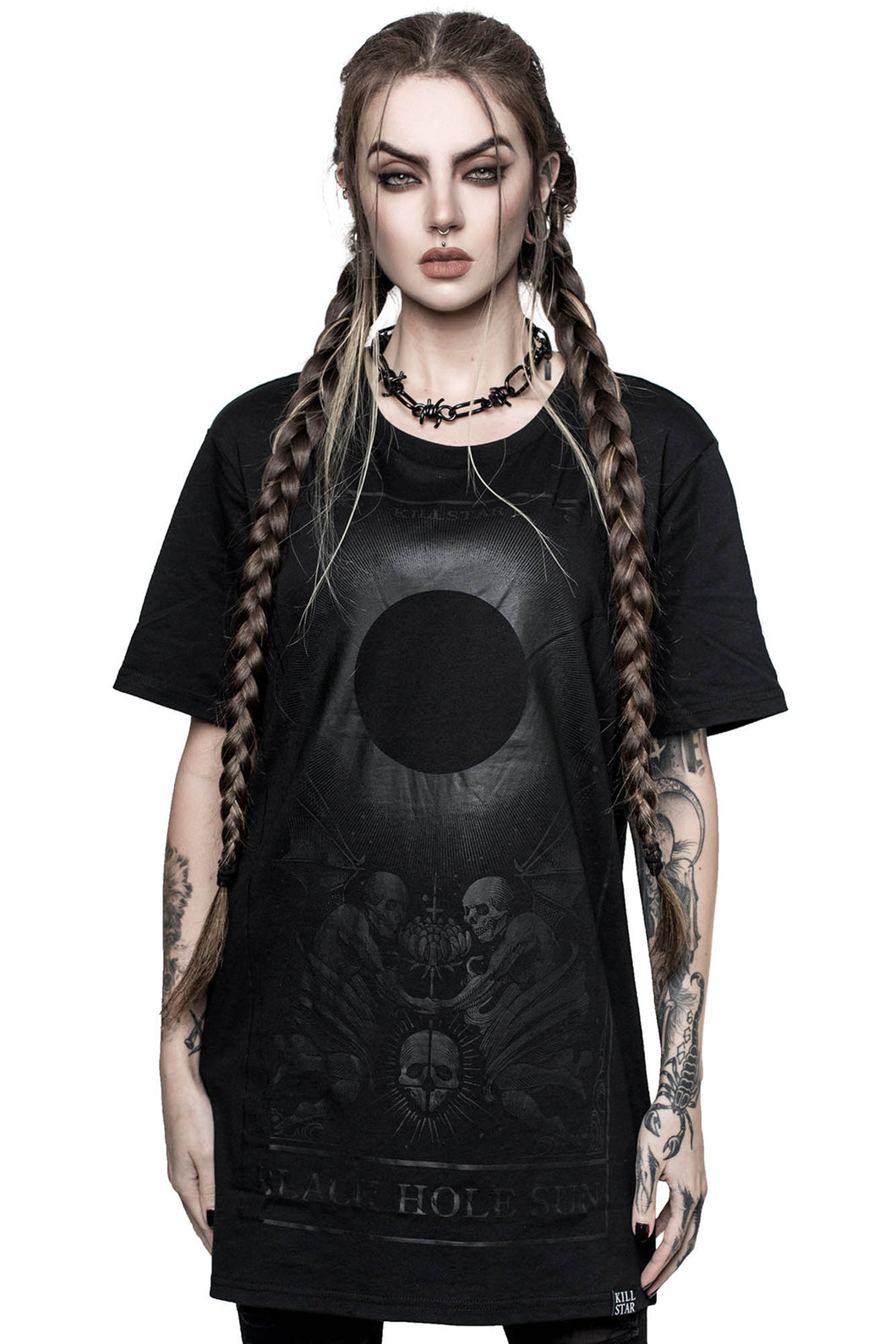 KILLSTAR Black Sun T-Shirt UNISEX