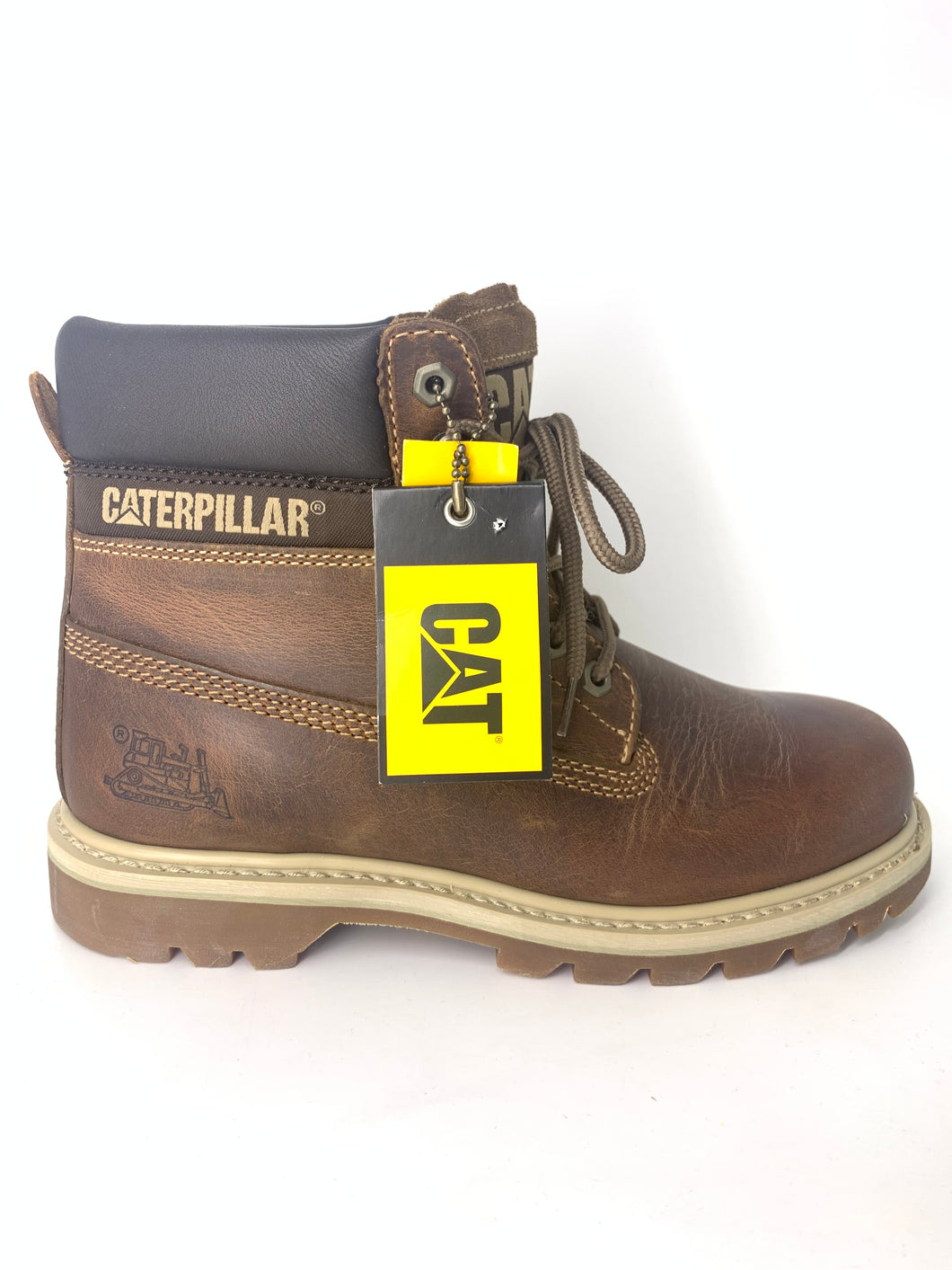 CAT Caterpillar Boots Colorado Brown Leather