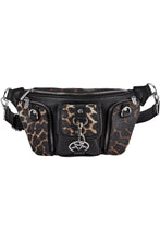 Load image into Gallery viewer, KILLSTAR Demi Meower Waistbag Belt Bag Leopard
