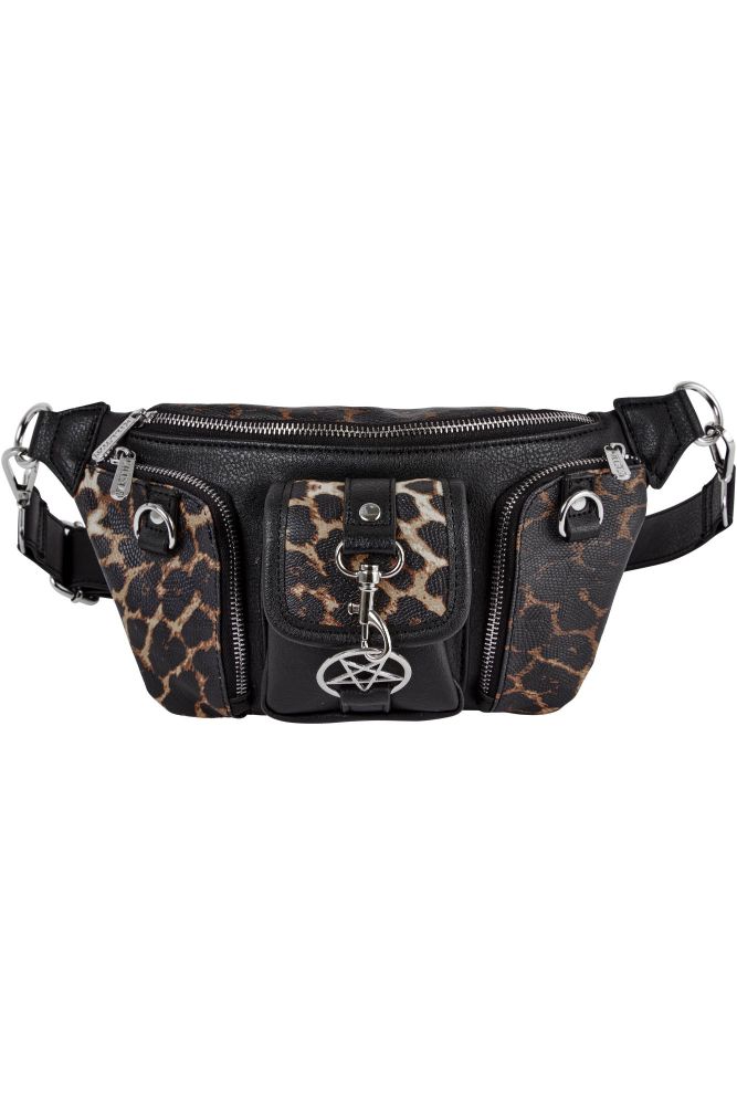 KILLSTAR Demi Meower Waistbag Gürteltasche Leopard