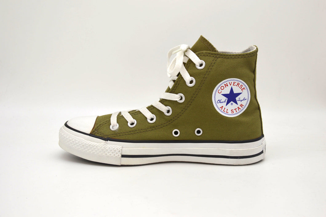 Converse All Star HI Shoes Sneakers Chucks Taylor Olive Big Green 1Q802