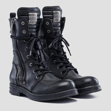 Lade das Bild in den Galerie-Viewer, Replay Damenschuhe Schuhe Stiefel Stiefelette Boots Leder Evy Schwarz
