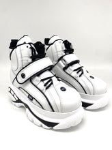 Load image into Gallery viewer, Buffalo London Classic Boots Shoes Platform Shoes 90s White/Black White Black 1348-14 2.0 (Limited by ModeRockCenter)
