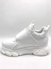 Load image into Gallery viewer, Buffalo CLD Velcro Sneaker Plateausohle Vegan Weiß
