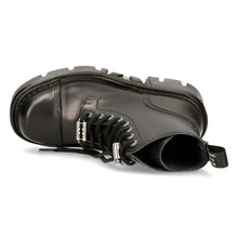 Lade das Bild in den Galerie-Viewer, New Rock Boots Schuhe M-NEWMILI083-S23 Leder Black Schwarz Unisex
