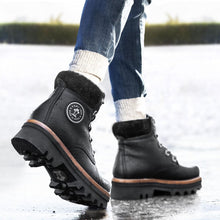 Load image into Gallery viewer, Panama Jack lined ankle boots Boots Munster Black Nappa Waterproof
