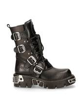 Lade das Bild in den Galerie-Viewer, New Rock Boots BLACK REACTOR M-373LUNA-S1 Echtleder Unisex
