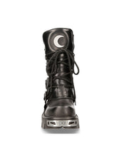Lade das Bild in den Galerie-Viewer, New Rock Boots BLACK REACTOR M-373LUNA-S1 Echtleder Unisex
