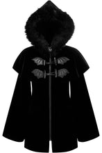 Lade das Bild in den Galerie-Viewer, KILLSTAR Nightfever Duffle Coat Jacke mit Zipfelkapuze
