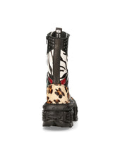 Lade das Bild in den Galerie-Viewer, New Rock Boots Leder Unisex Punk Design M-MILI244-C1
