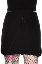 Load image into Gallery viewer, KILLSTAR Pretty Kitty Mini Skirt Skirt Black
