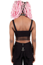 Lade das Bild in den Galerie-Viewer, KILLSTAR She&#39;s Cagey Crop Top Oberteil Schwarz Black
