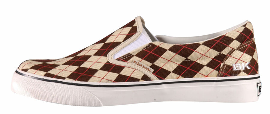 BK British Knights Classic Slip On Braun